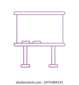 Icono de tablero con fondo blanco Vector ilustración de stock