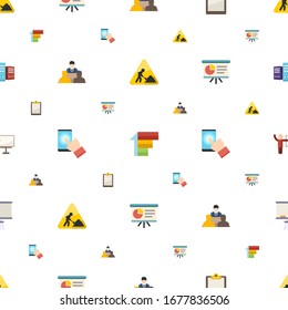 board icons pattern seamless. Included editable flat construction works, Priority, Clipboard, director, testing, Presentation, coach, Board stand icons. board icons for web and mobile.