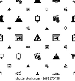 el patrón de iconos de la placa es transparente. Incluida la Comida editable, obras de construcción, Big data, director, Banner Ads, Video maker, tácticas, íconos del coche. iconos de la placa para web y móvil.