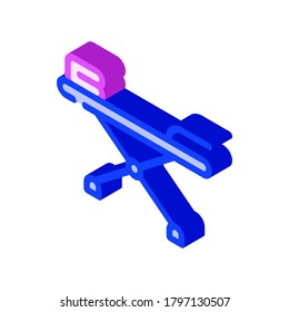 board for ironing isometric icon vector. board for ironing sign. isolated symbol illustration