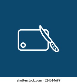 board and knife icon