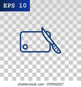 board and knife icon
