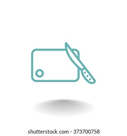 board and knife icon