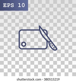 board and knife icon