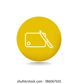 board and knife icon