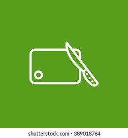 board and knife icon