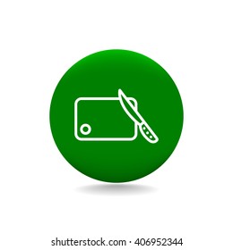 board and knife icon