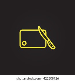 Board and knife Icon