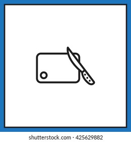 Board and knife Icon