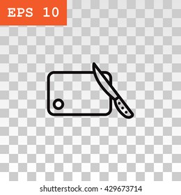 Board and knife Icon
