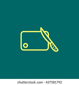 Board and knife Icon