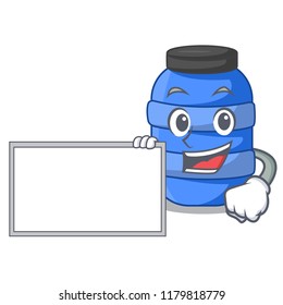 With board large cartoon plastic barrel for water