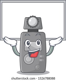 Up board light meter character the shape mascot