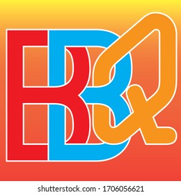 Board Logo With BBQ Symbol