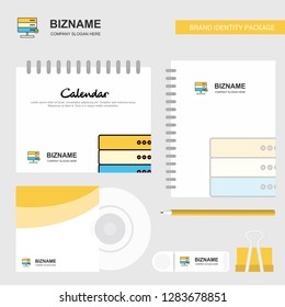 Board  Logo, Calendar Template, CD Cover, Diary and USB Brand Stationary Package Design Vector Template