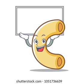 Up board macaroni character cartoon style