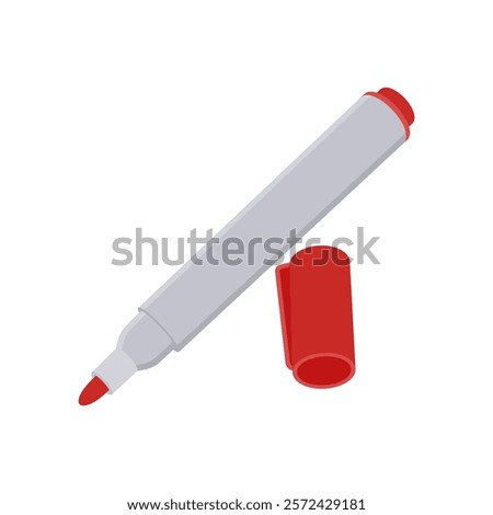 Board Marker, Kindergarten Vector Illustration