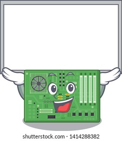 Up board motherboard isolated with in the characater