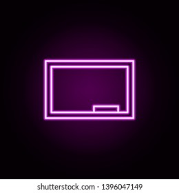 board neon icon. Elements of education set. Simple icon for websites, web design, mobile app, info graphics