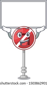 Up board no left turn on the mascot