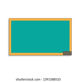 board on the wall vector ilustration