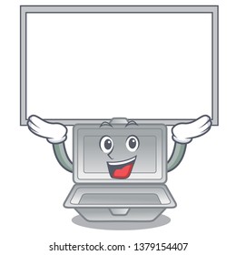 Up board open styrofoam in the cartoon shape