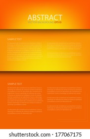 board orange brochure yellow background vector grey and blue board overlap background document for text and message design for brochure and web modern earth tone artwork