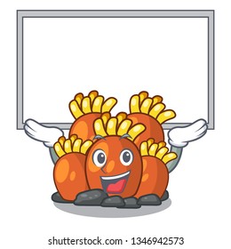 Up board orange coral reef toys shape cartoon
