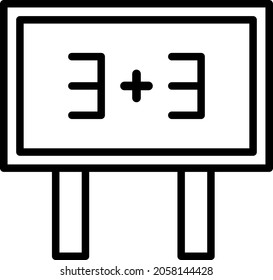 Board Outline Vector Icon Design

