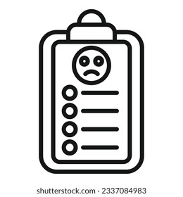 Board pill icon outline vector. Drug treatment. Person health