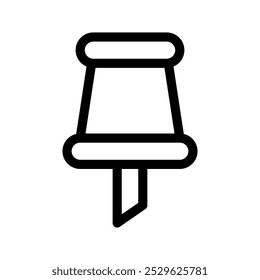 Board Pin Icon Vector Symbol Design Illustration