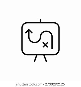 board plan icon sign vector