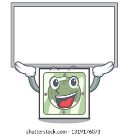 Up board power socket in the character shape