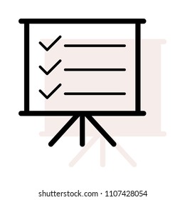 board presentation checks 