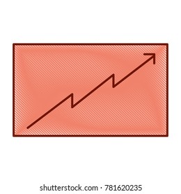 board presentation graph arrow growth