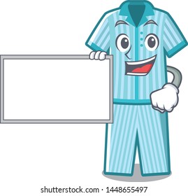 With board pyjamas isolated on in the character