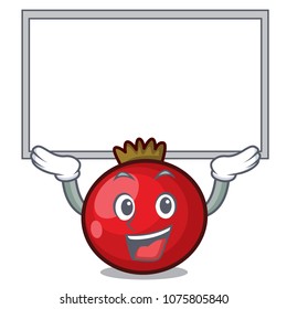 Up board red currant character cartoon