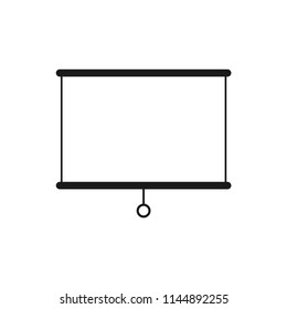 board red screen line vector icon icon for app and website, training symbols
