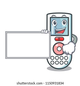 With board remote control character cartoon