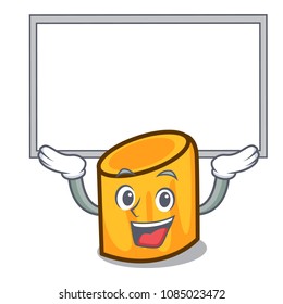 Up board rigatoni character cartoon style