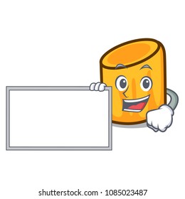 With board rigatoni character cartoon style