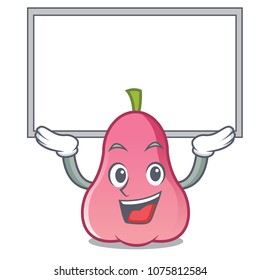 Up board rose apple character cartoon