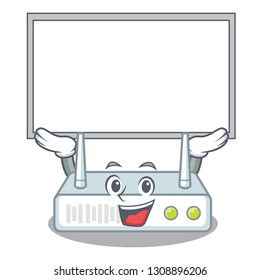 Up board router in the a character shape