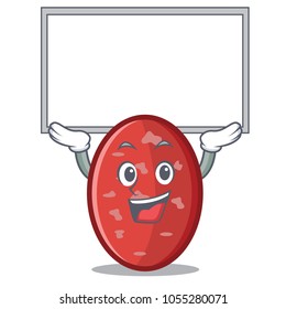 Up board salami character cartoon style