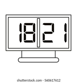 board score american football icon outline