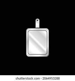 Board silver plated metallic icon