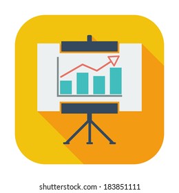 Board. Single color flat icon. Vector illustration.