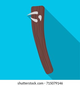 Board, single icon in flat style.Board, vector symbol stock illustration web.