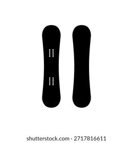 Diseño de ilustración plana de Vector de Tablero de snowboard.