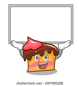 Up board sponge cake character cartoon